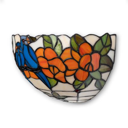 Brilagi - Tiffany-vitraažist seinavalgusti JUNGLE 1xE14/40W/230V