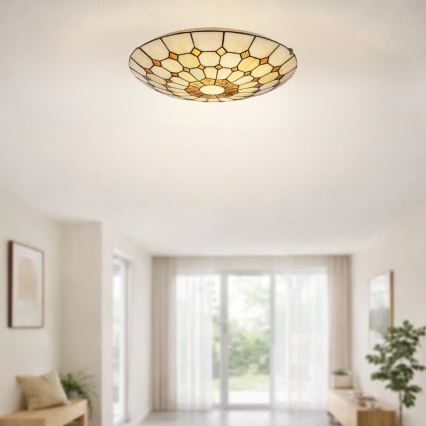 Brilagi - Tiffany vitraažlaelamp DORAN 2xE27/60W/230V