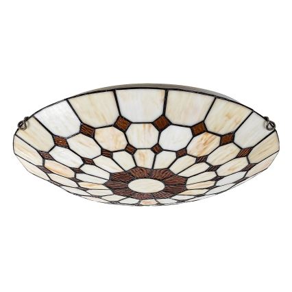 Brilagi - Tiffany vitraažlaelamp DORAN 2xE27/60W/230V