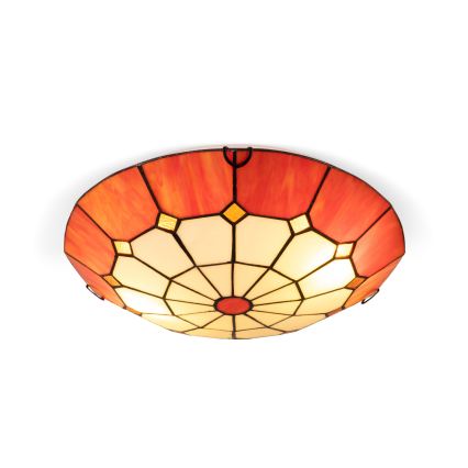 Brilagi - Tiffany vitraažlaelamp SIENNA 2xE27/60W/230V läbimõõt 40 cm