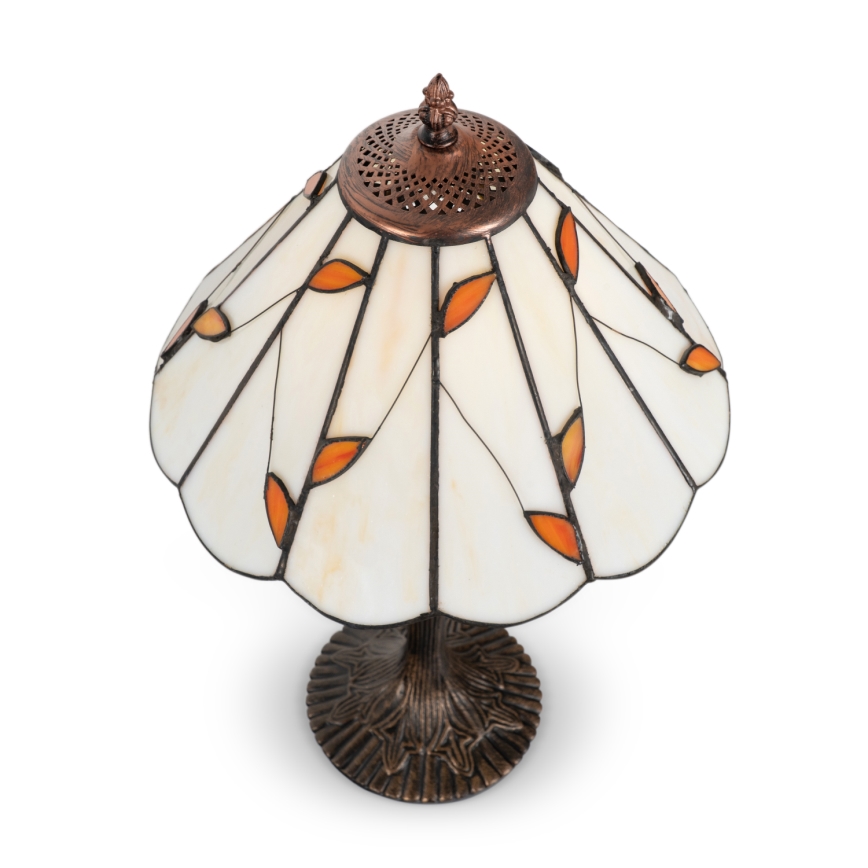 Brilagi - Tiffany-vitraažlaualamp FOLIA 1xE27/60W/230V