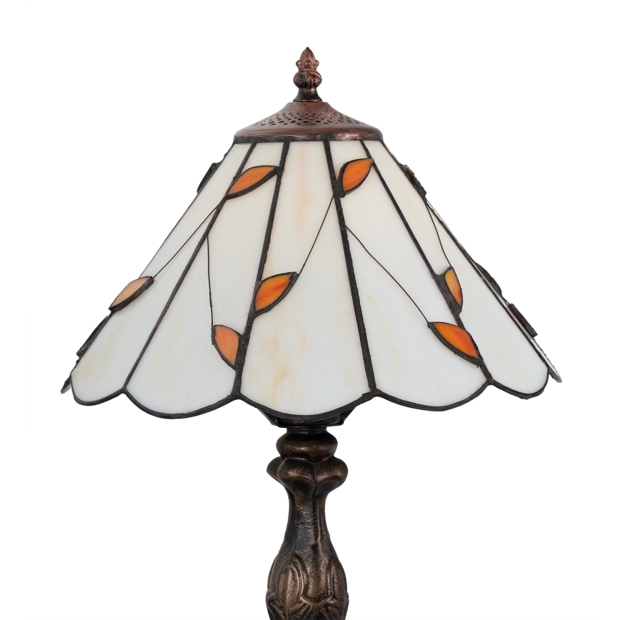Brilagi - Tiffany-vitraažlaualamp FOLIA 1xE27/60W/230V