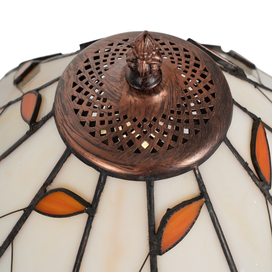 Brilagi - Tiffany-vitraažlaualamp FOLIA 1xE27/60W/230V