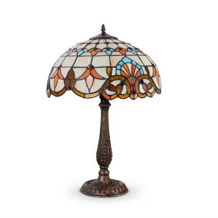 Brilagi - Tiffany vitraažlaudlamp MIRABELLA 2xE27/60W/230V