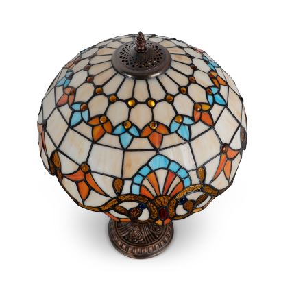 Brilagi - Tiffany vitraažlaudlamp MIRABELLA 2xE27/60W/230V