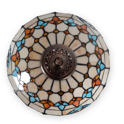 Brilagi - Tiffany vitraažlaudlamp MIRABELLA 2xE27/60W/230V