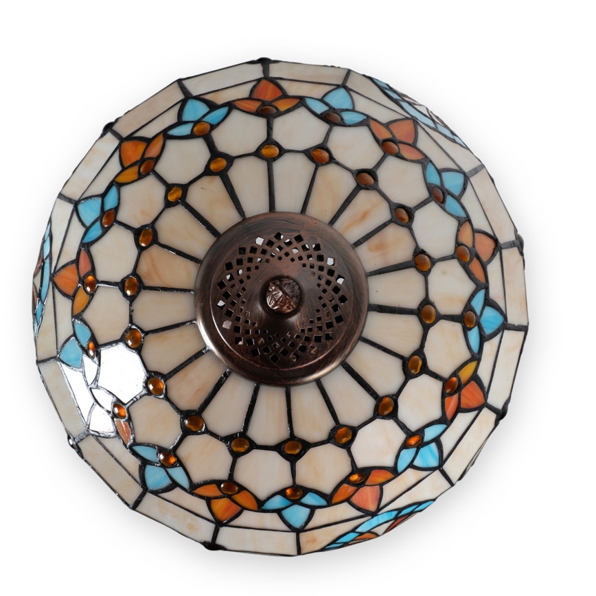 Brilagi - Tiffany vitraažlaudlamp MIRABELLA 2xE27/60W/230V