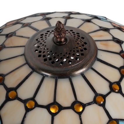 Brilagi - Tiffany vitraažlaudlamp MIRABELLA 2xE27/60W/230V