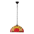 Brilagi - Tiffany vitraažlühter ketiga GARLAN 2xE27/60W/230V
