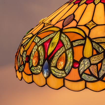 Brilagi - Tiffany vitraažlühter ketiga LUISA 2xE27/60W/230V