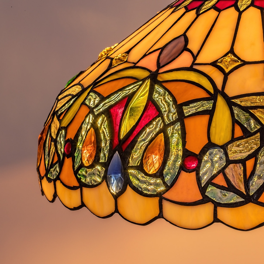 Brilagi - Tiffany vitraažlühter ketiga LUISA 2xE27/60W/230V