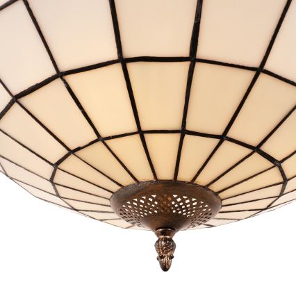 Brilagi - Tiffany vitraažlühter ketiga SIENNA 3xE27/60W/230V läbimõõt 50 cm