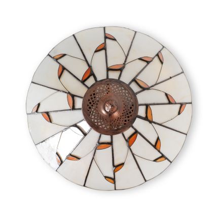 Brilagi - Tiffany-vitraažpõrandalamp FOLIA 2xE27/60W/230V
