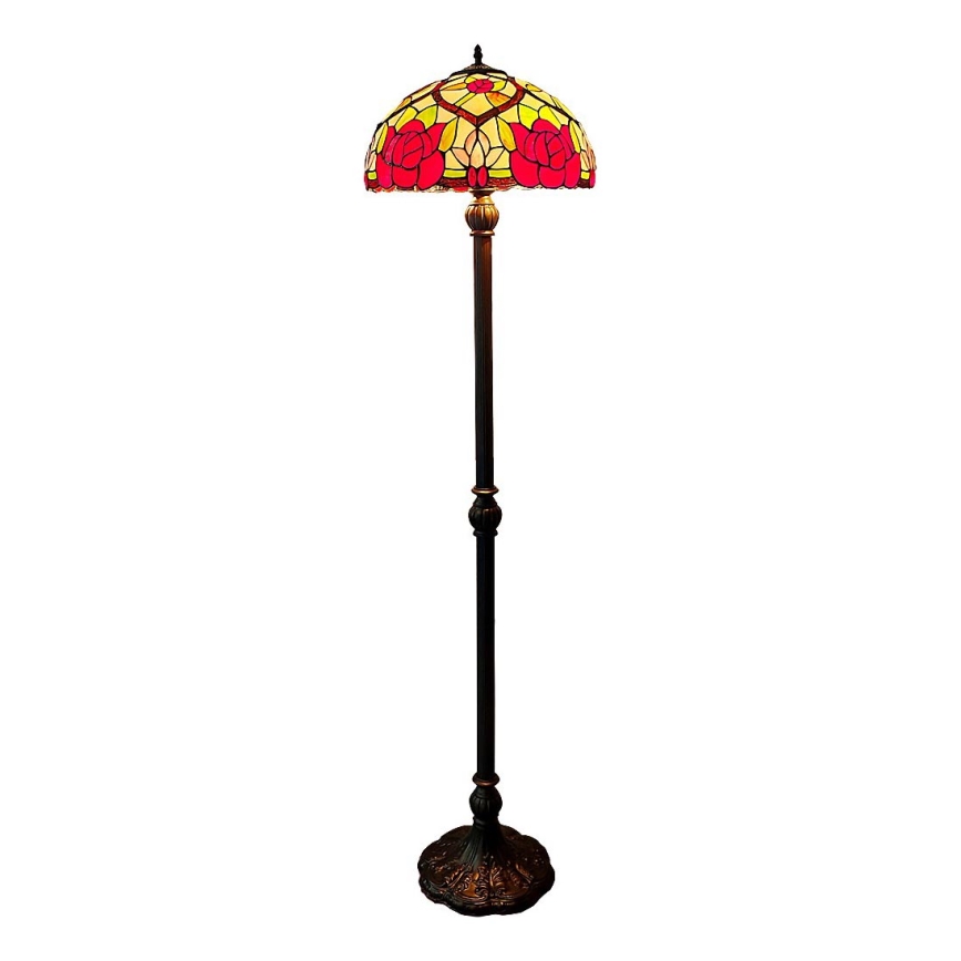 Brilagi - Tiffany vitraažpõrandalamp GARLAN 2xE27/60W/230V