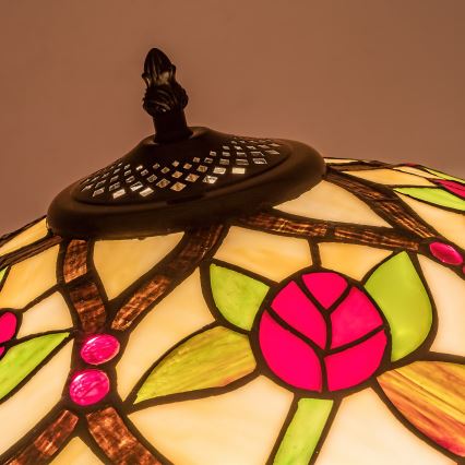 Brilagi - Tiffany vitraažpõrandalamp GARLAN 2xE27/60W/230V