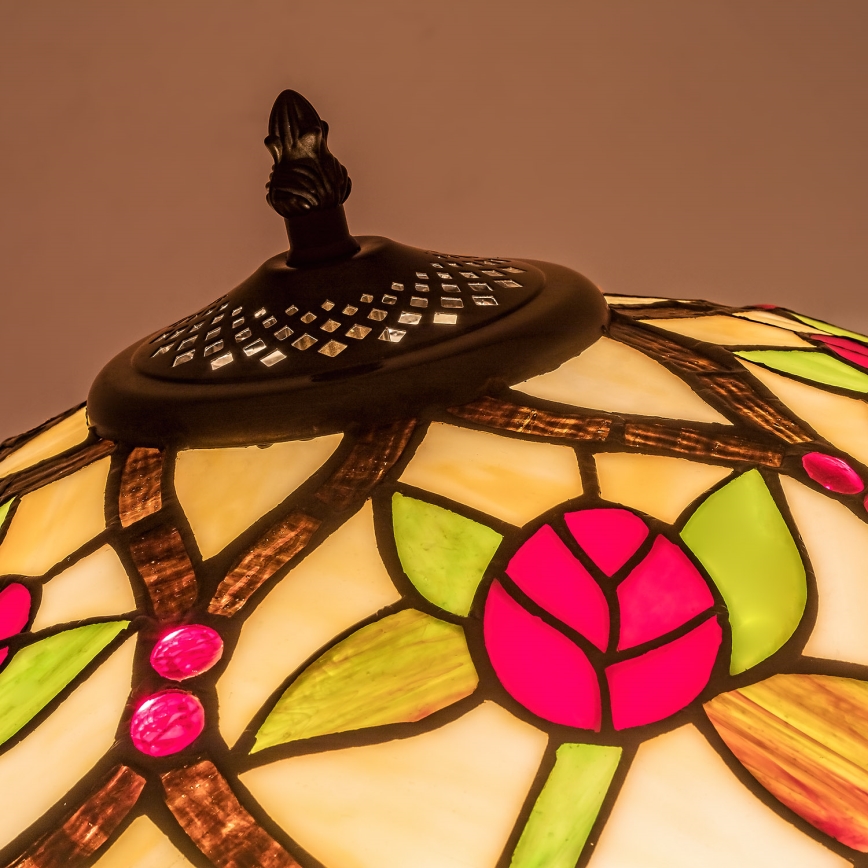 Brilagi - Tiffany vitraažpõrandalamp GARLAN 2xE27/60W/230V