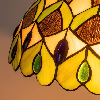 Brilagi - Tiffany vitraažpõrandalamp MARGARET 2xE27/60W/230V