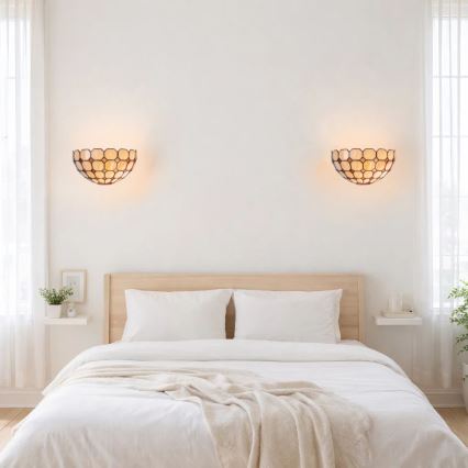 Brilagi - Tiffany vitraažseinalamp DORAN 1xE14/40W/230V