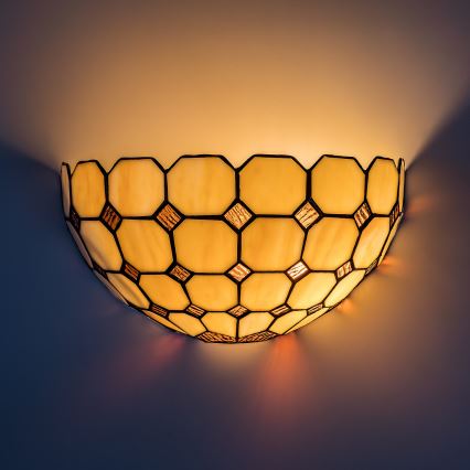 Brilagi - Tiffany vitraažseinalamp DORAN 1xE14/40W/230V