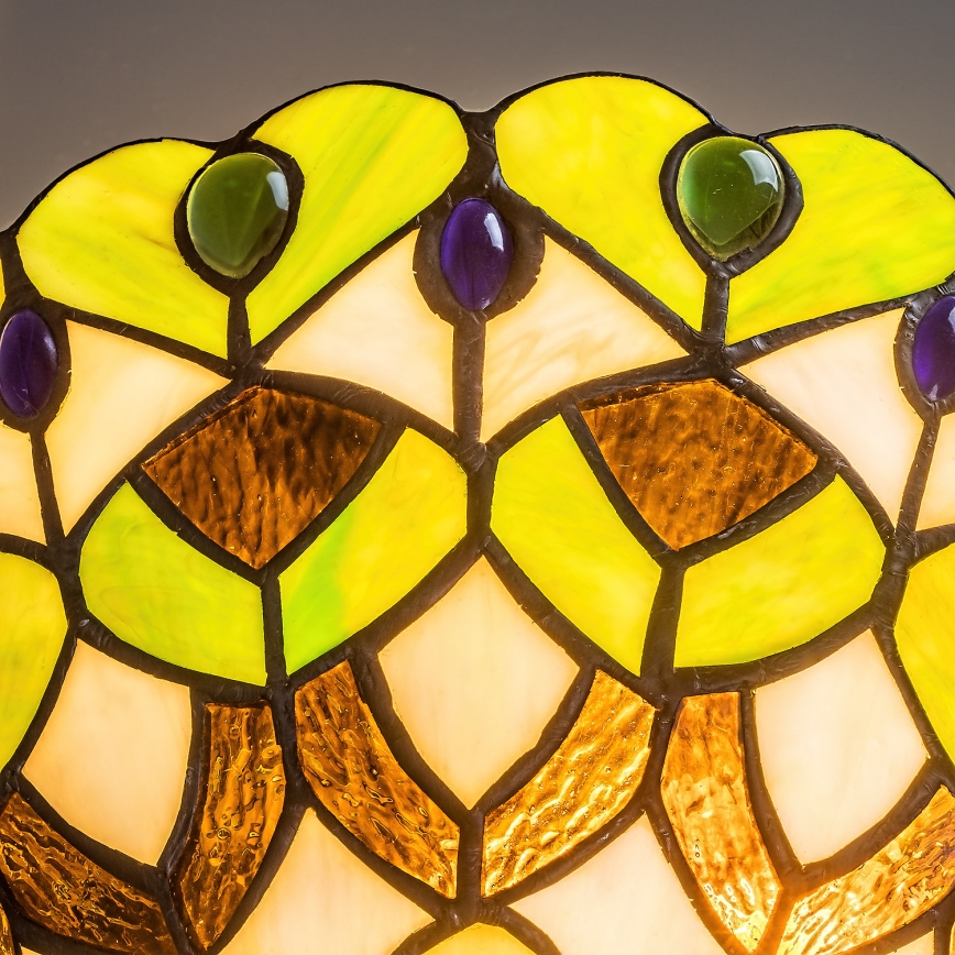 Brilagi - Tiffany vitraažseinalamp MARGARET 1xE27/40W/230V