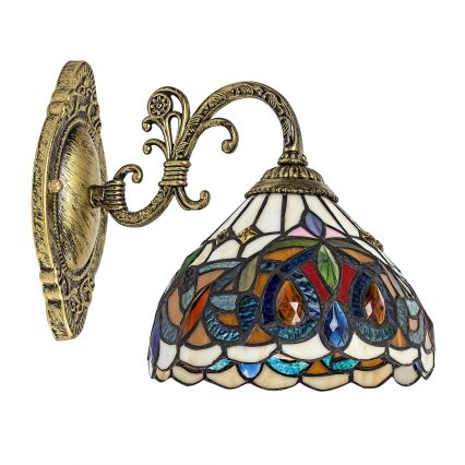 Brilagi - Tiffany vitraažseinavalgusti LUISA 1xE27/40W/230V