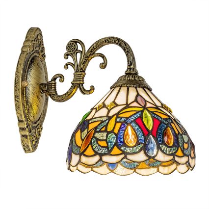Brilagi - Tiffany vitraažseinavalgusti LUISA 1xE27/40W/230V