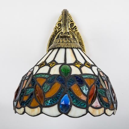 Brilagi - Tiffany vitraažseinavalgusti LUISA 1xE27/40W/230V