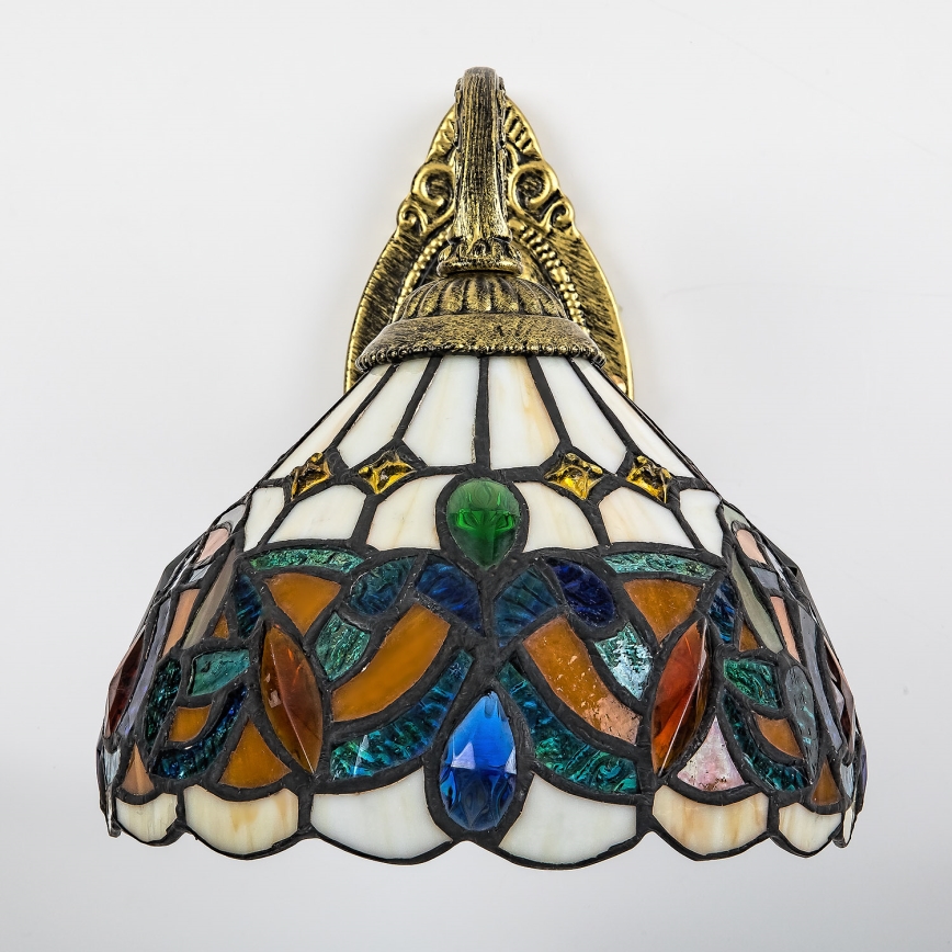 Brilagi - Tiffany vitraažseinavalgusti LUISA 1xE27/40W/230V