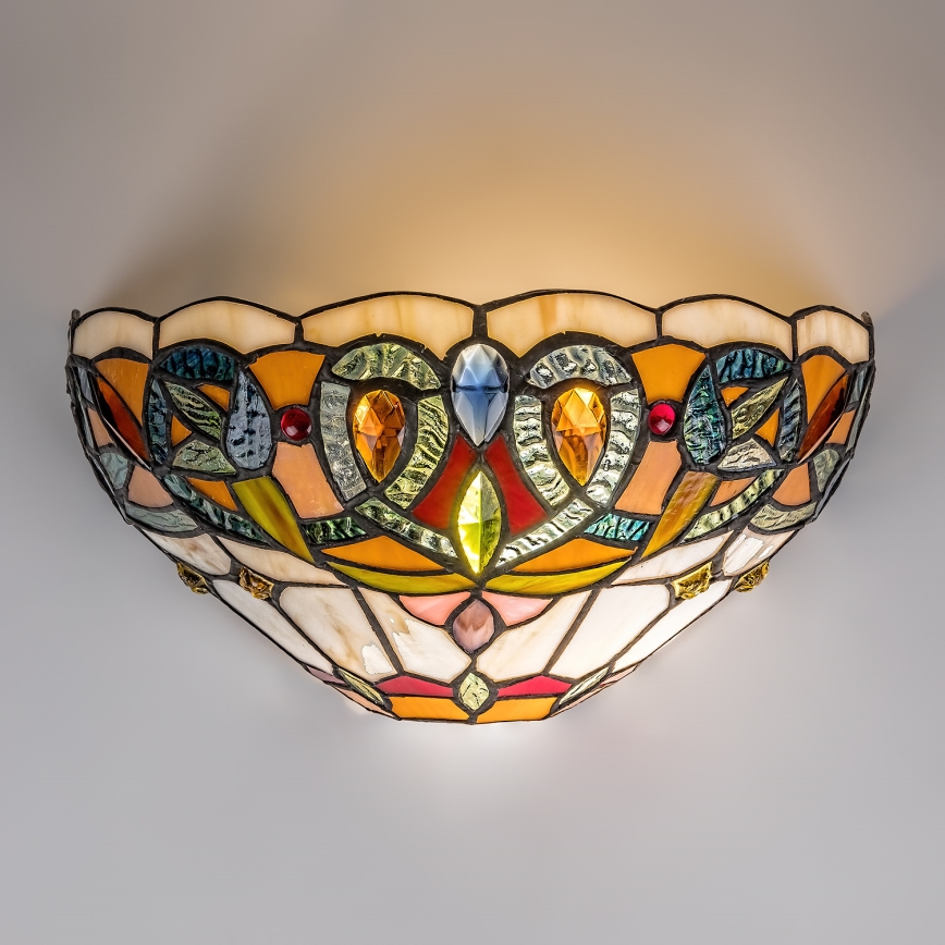 Brilagi - Tiffany-vitraažseinavalgusti LUISA 1xE27/40W/230V