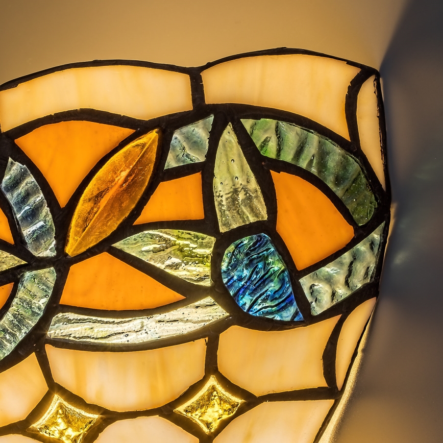 Brilagi - Tiffany-vitraažseinavalgusti LUISA 1xE27/40W/230V