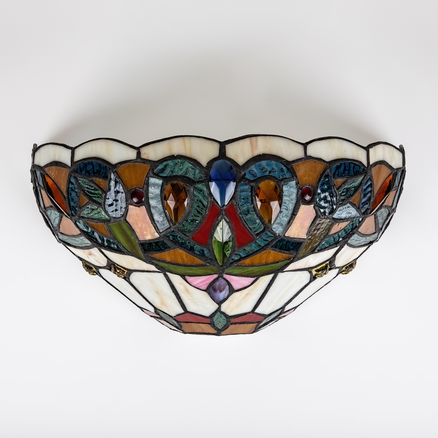 Brilagi - Tiffany-vitraažseinavalgusti LUISA 1xE27/40W/230V