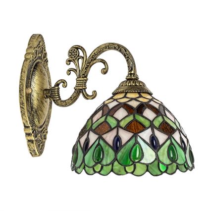 Brilagi - Tiffany-vitraažseinavalgusti MARGARET 1xE27/40W/230V
