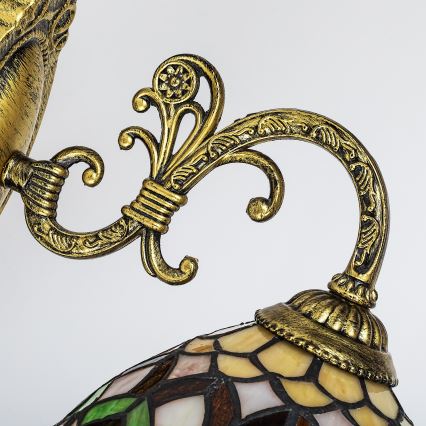 Brilagi - Tiffany-vitraažseinavalgusti MARGARET 1xE27/40W/230V