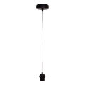 Brilagi - toitekaabel PARTY 1xE27/60W/230V, läbimõõt 10 cm, must