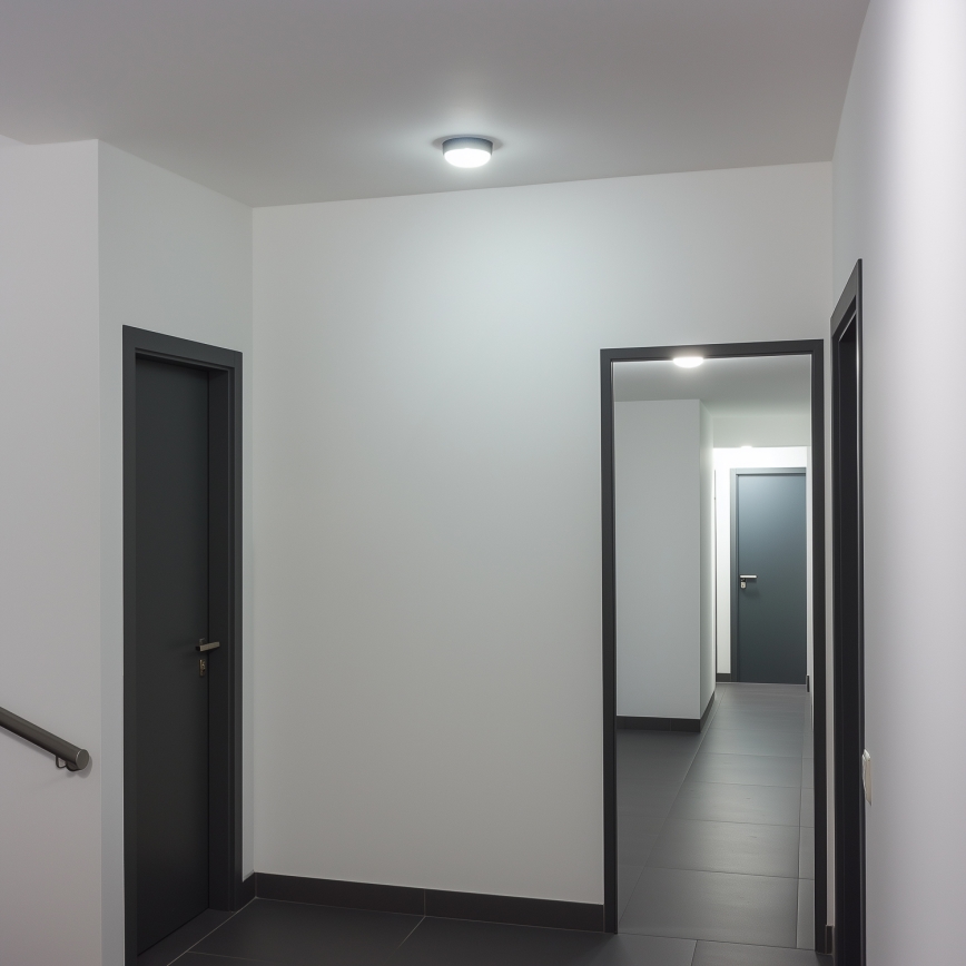 Brilagi - Tööstuslik LED laevalgusti SIMA LED/12W/230V IP65 must