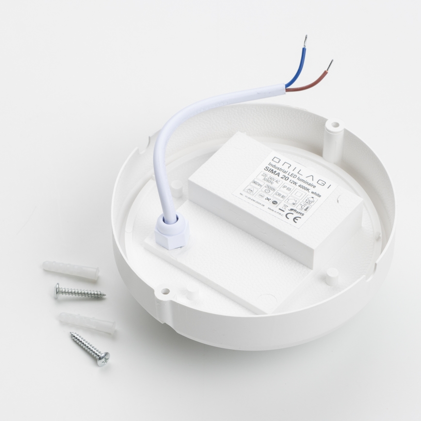 Brilagi - Tööstuslik LED laevalgusti SIMA LED/12W/230V IP65 valge