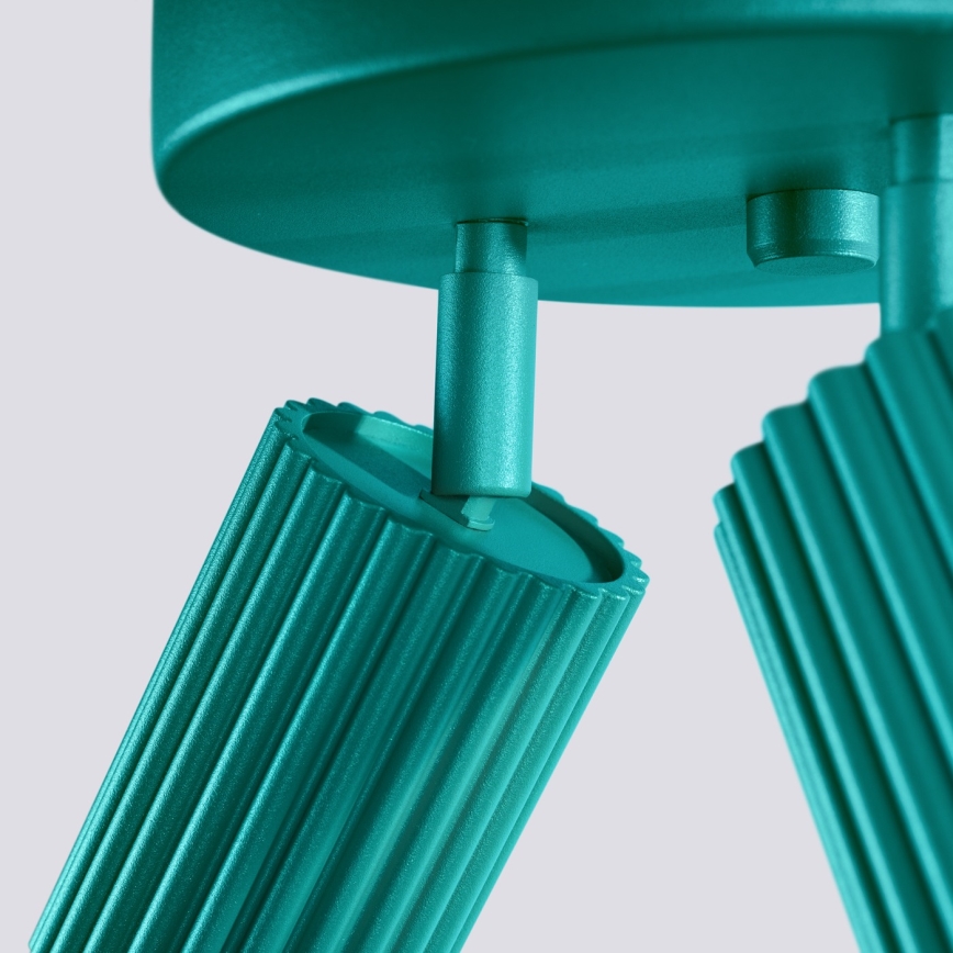 Brilagi - türkiissinine punktvalgusti CRESTO 3xGU10/10W/230V