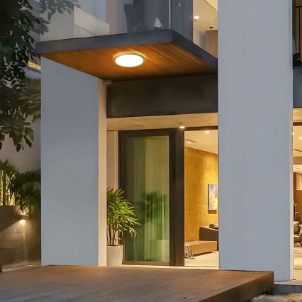 Brilagi - ULTRA SLIM LED-vannitoa laevalgusti, LED/12W/230V, Ø 22,5 cm, kuldne, IP54