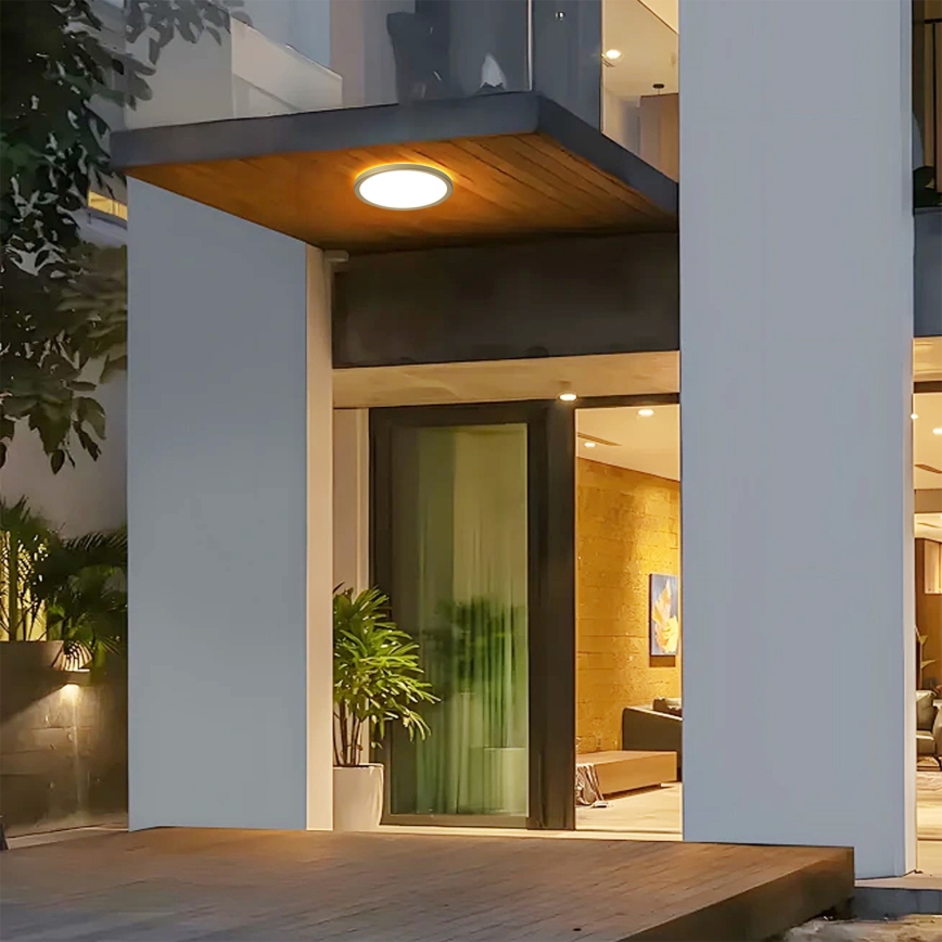 Brilagi - ULTRA SLIM LED-vannitoa laevalgusti, LED/12W/230V, Ø 22,5 cm, kuldne, IP54