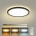 Brilagi - ULTRA SLIM LED-hämardatav laelamp LED/18W/230V 2700–6500K Ø 30 cm musta värvi + kaugjuhtimispult