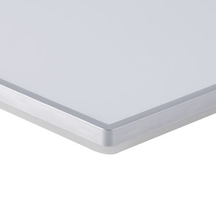 Brilagi - LED-vannitoa laevalgusti ULTRA SLIM LED/24W/230V 42x42 cm hõbedane IP54