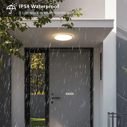 Brilagi - ULTRA SLIM LED vannitoa laevalgusti LED/18W/230V Ø 30 cm kuldne IP54