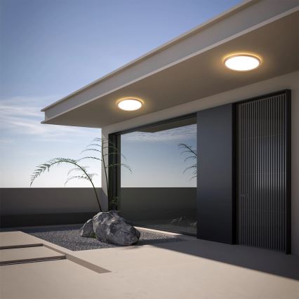 Brilagi - ULTRA SLIM LED vannitoa laelamp 18W/230V Ø 30 cm roosakuldne IP54