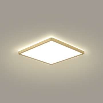 Brilagi - ULTRA SLIM vannitoa LED laevalgusti 18W/230V 30x30 cm kuldne IP54