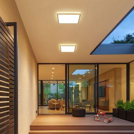 Brilagi - ULTRA SLIM vannitoa LED laevalgusti 18W/230V 30x30 cm kuldne IP54