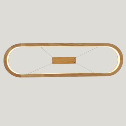 Brilagi - UMEA WOOD LED-ripats kaablil LED/30W/230V 70x20 cm kummipuit