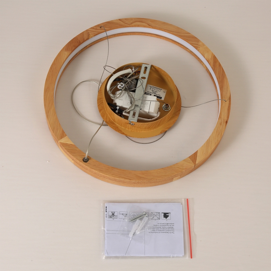 Brilagi - UMEA WOOD LED-ripplühter kaablil LED/30W/230V Ø 40 cm puit