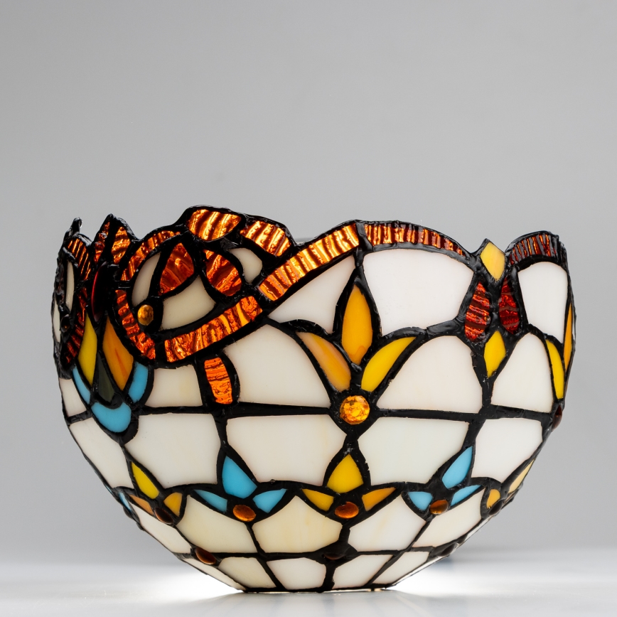 Brilagi - Universaalne asendusklaas TIFFANY E27 d. 20 cm