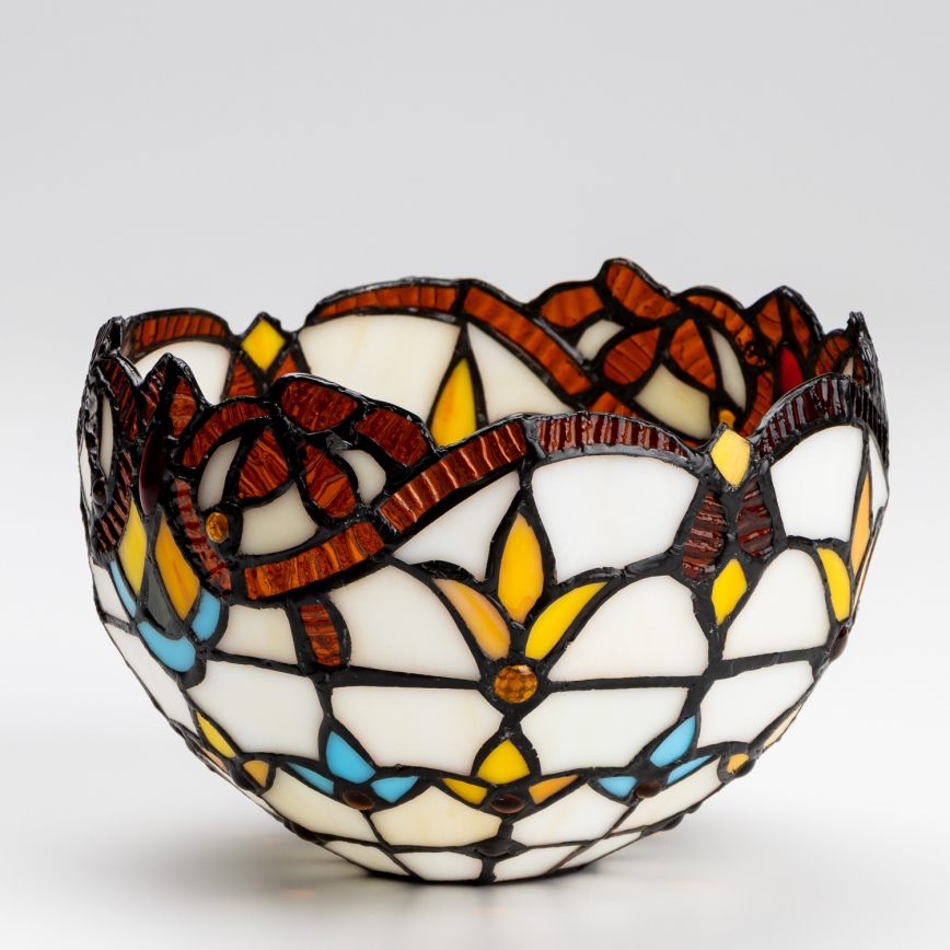 Brilagi - Universaalne asendusklaas TIFFANY E27 d. 20 cm