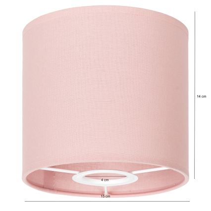 BRILAGI - Universaalne BOBO lambivarjuk E27 läbim. 15 cm roosa